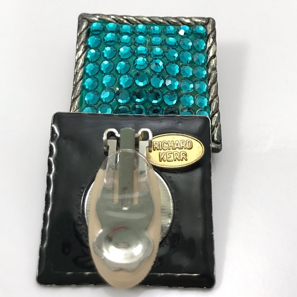 Richard Kerr Rhinestone Earrings - Picture 7 of 8